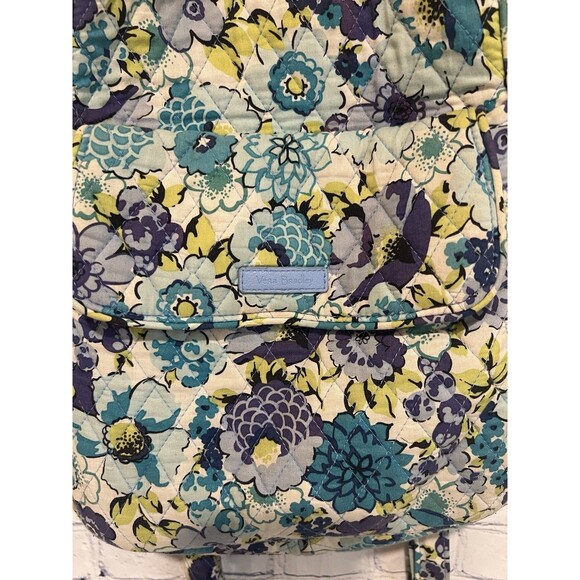 Vera Bradley Women's Quilted Blueberry Blooms Mini Backpack - Picture 2 of 7